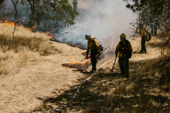 firefighting efforts