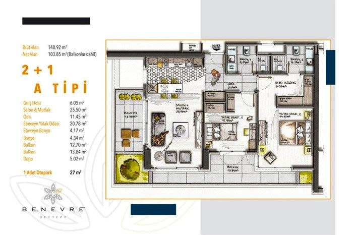floorplan-turkey-ankara-çankaya-benevre-beytepe-daire-rezidans-17420915785.webp