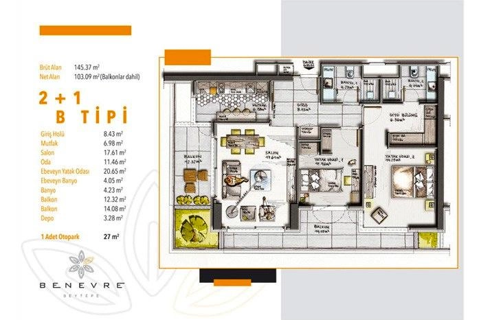 floorplan-turkey-ankara-çankaya-benevre-beytepe-daire-rezidans-174209158113.webp