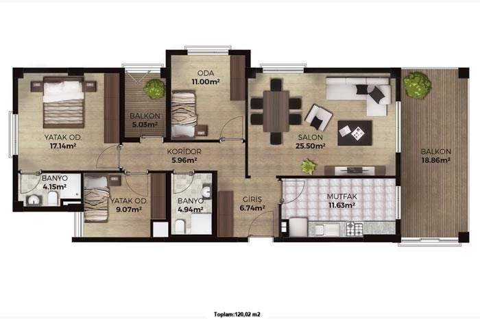 floorplan-turkey-bursa-nilüfer-gökçadır-boutique-daire-17420963453.webp
