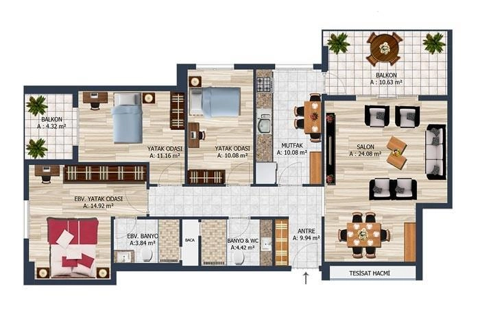 floorplan-turkey-i╠Зstanbul-avrupa-g├╝ne┼Яli-kirazl─▒-koru-evleri-daire-17420975244.webp