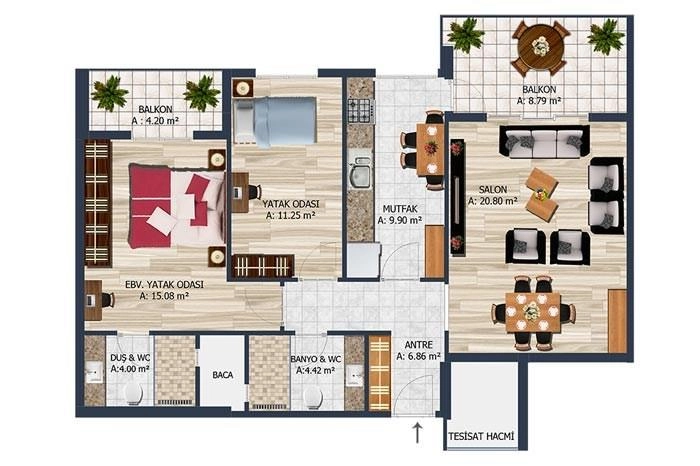 floorplan-turkey-i╠Зstanbul-avrupa-g├╝ne┼Яli-kirazl─▒-koru-evleri-daire-17420975268.webp