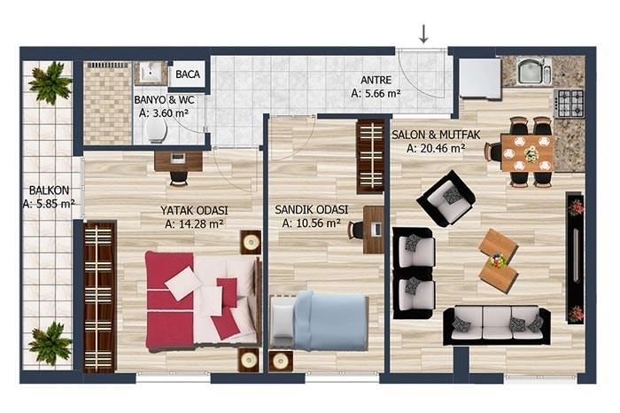 floorplan-turkey-i╠Зstanbul-avrupa-g├╝ne┼Яli-kirazl─▒-koru-evleri-daire-174209753020.webp