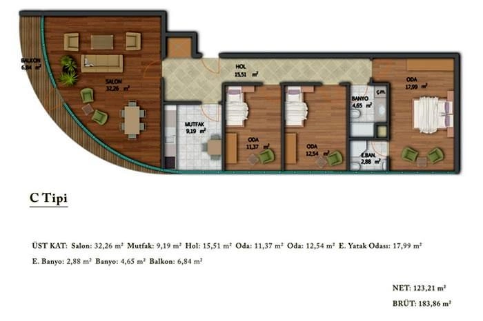 floorplan-turkey-i╠Зstanbul-avrupa-g├╝ne┼Яli-ark-residence-daire-17420977266.webp