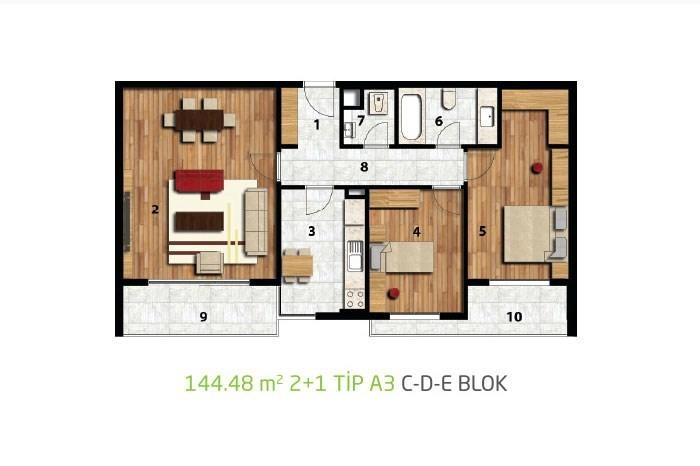 floorplan-turkey-i╠Зstanbul-avrupa-ba─Яc─▒lar-ya┼Яam-plus-ba─Яc─▒lar-daire-174210585725.webp