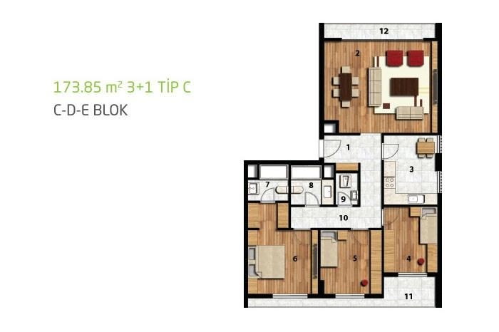 floorplan-turkey-i╠Зstanbul-avrupa-ba─Яc─▒lar-ya┼Яam-plus-ba─Яc─▒lar-daire-174210586035.webp