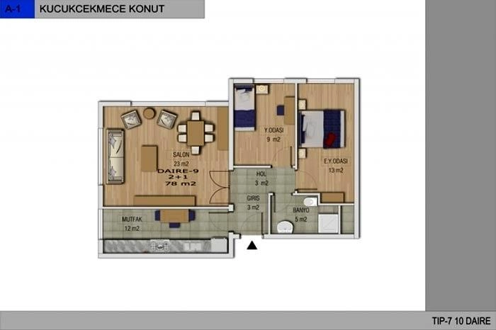 floorplan-turkey-i╠Зstanbul-avrupa-k├╝├з├╝k├зekmece-kapanarya-gold-evleri-daire-174210841222.webp