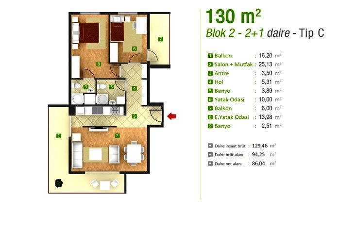 floorplan-turkey-i╠Зzmir-kar┼Я─▒yaka-palmiye-park-sole-daire-17421151048.webp