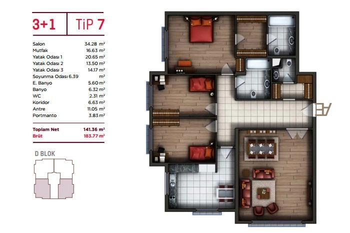 floorplan-turkey-i╠Зstanbul-avrupa-beylikd├╝z├╝-kale-kent-daire-174212094912.webp