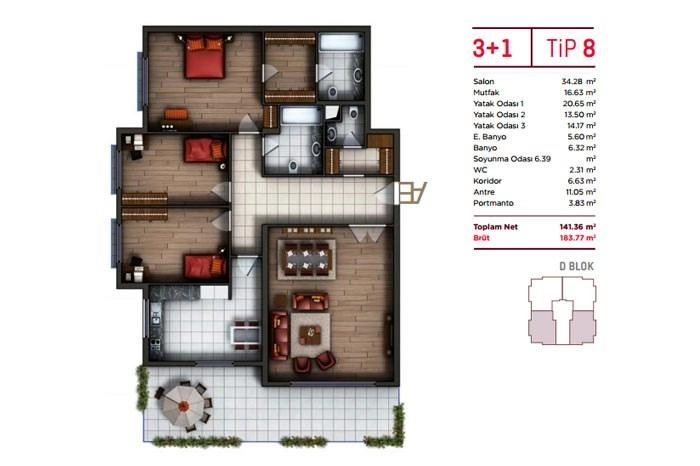 floorplan-turkey-i╠Зstanbul-avrupa-beylikd├╝z├╝-kale-kent-daire-174212095729.webp