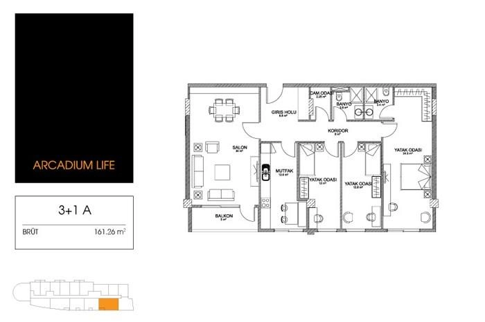 floorplan-turkey-i╠Зstanbul-avrupa-g├╢kt├╝rk-arcadium-life-3-daire-174212304038.webp
