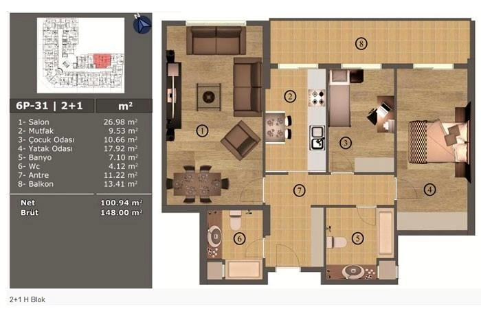 floorplan-turkey-i̇stanbul-avrupa-gürpınar-ahenk-i̇stanbul-daire-174212578255.webp