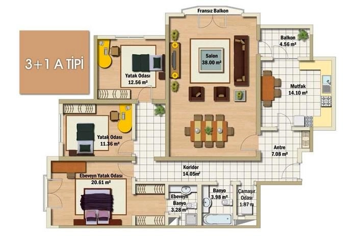 floorplan-turkey-i̇stanbul-avrupa-esenyurt-agena-park-daire-174212831015.webp