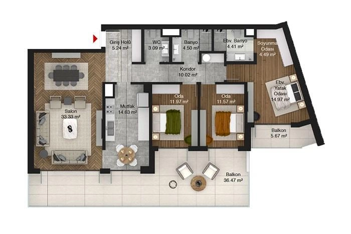 floorplan-turkey-ankara-çankaya-bilkent-nazende-daire-174206687017.webp